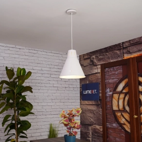   Fehér függesztett lámpa, 32 cm - Gianni GTV OS-GIAN-L-E27-00-DEC