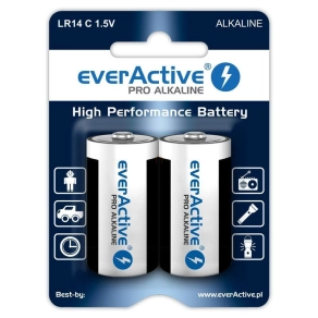   Elem baby R14 1,5V  bliszteres EverActive Pro Alkaline 2 db/bl