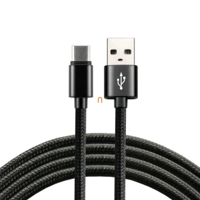   Everactive USB-A/USB-C töltőkábel CBB-1CB, 3A, 480Mbps, 1m, fekete