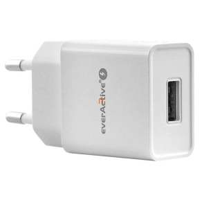   USB hálózati töltő adapter Everactive SC-200, 1x 5V USB csatlakozó, 2.4A