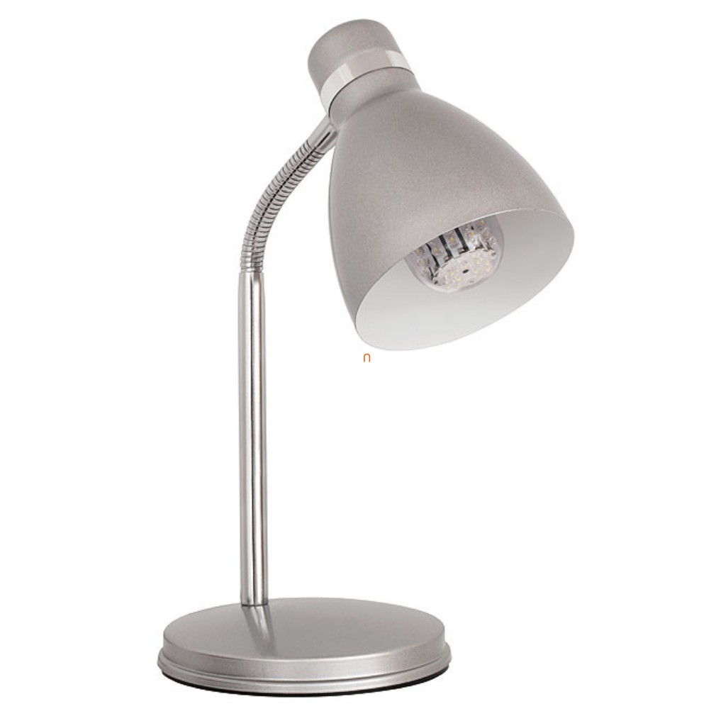 Íróasztali lámpa ezüst színben, 29 cm - Zara Kanlux 7560, 1xE14 foglalattal