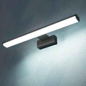   Tükörvilágító LED lámpa, hidegfehér, 60 cm, fekete - Asten Kanlux 26684