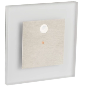   Bontott csomagolású Apus LED süllyesztett mozgásérzékelős lépcsővilágító 0,8W, 14lm 4000K, inox