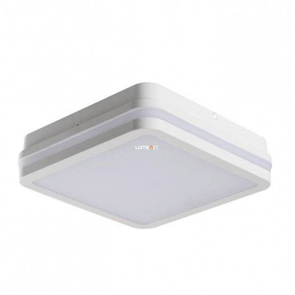 Szögletes kültéri mennyezeti LED lámpa 18W, 4000K, 1550lm, IP54, fehér - Beno Kanlux 32942
