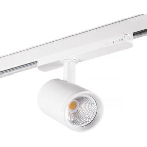   LED spot lámpa, sínre szerelhető, 18W, 1700lm, 3000K, 60°, fehér - Acord Kanlux 33130