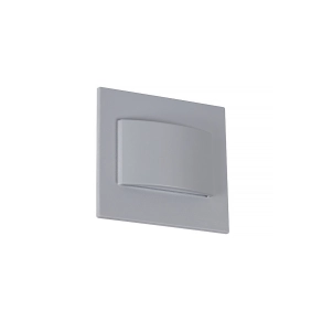   LED lépcsővilágító, szögletes 1,5W, 3000K, 15lm, szürke - Ernius Kanlux 33330