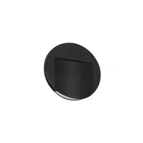   LED lépcsővilágító, kerek 0,8W, 4000K, 15lm, fekete - Ernius Kanlux 33335