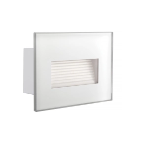   Kültéri beépíthető LED lámpa 3W, 130lm, 3000K, IP44, fehér - Glasi Kanlux 33690