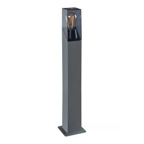   Kültéri állólámpa, 80 cm, fekete, 1xE27 foglalattal - Laven Kanlux 36545