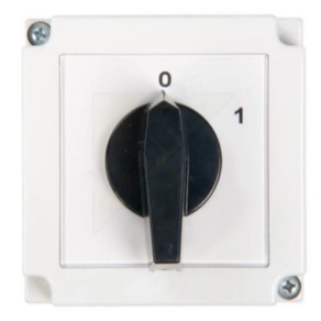Tokozott ipari Be-Ki kapcsoló 3P 16A Apator 4G16-10-PK