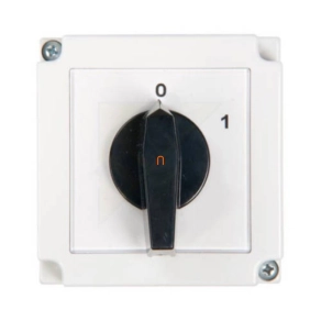 Tokozott ipari Be-Ki kapcsoló 3P 10A Apator 4G10-10-PK