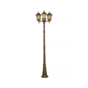   Kültéri klasszikus állólámpa, 227 cm 3xE27 foglalattal - Spokane Klausen KL5550