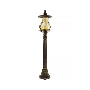   Kültéri állólámpa 1xE27 foglalattal IP44 220-240V barna - Klausen Kingston KL6230