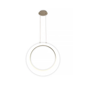   Függesztett LED lámpa, fehér, króm, 32 W, 2240 lm, 4000 K - Moony Klausen KL142010