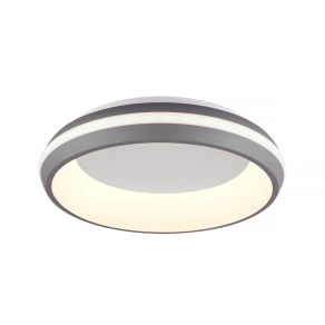   Szabályozható mennyezeti LED lámpa, 46 cm, fehér, szürke, 100 W, 3000-4000-6000 K - Striped Klausen KL151037