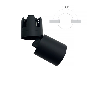   LED spot lámpa, 6,5 cm, fekete, 7 W, 680 lm, 3000 K - Shape Klausen KL181088