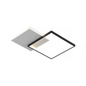   Mennyezeti LED lámpa, fehér, fekete, 45 cm, 27 W, 1800 lm, 4000 K - Vertis Klausen KL151088