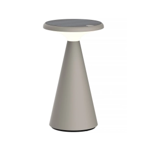   Napelemes LED asztali lámpa, 1,6W, 2700K, 160lm, bézs IP44 - Klausen Vivid KL148018 