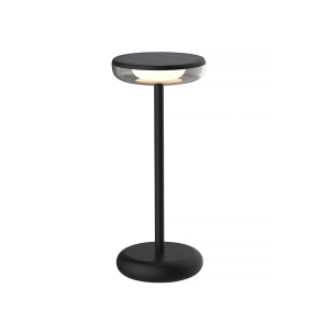   Napelemes LED asztali lámpa, 2W, 2700K, 160lm, fekete IP44 - Klausen Lucent KL148020 