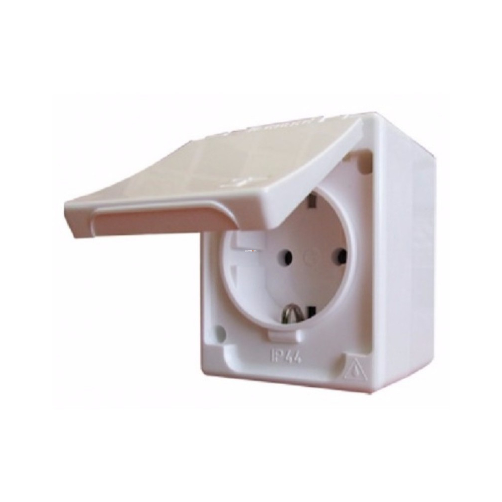 Legrand Kontállux IP44 2P+F csatlakozóaljzat fehér DAF 2-162 KV 083913