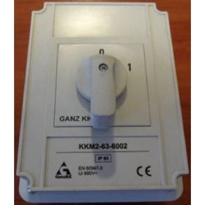   Ganz BE-KI kapcsoló, tokozott kézikapcsoló 63A, IP65, 3P (KKM2-63-6002)
