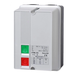   Ganz DTMn-K 5  1.5-2.2A  230V tokozott motorindító kombináció