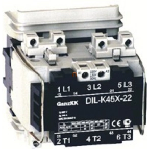   Ganz mágneskapcsol DL(DIL)-K45X-22 230V, AC-3 400V, 85A, 45kW / DL-K45-22/220-230V /