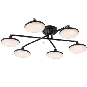 Modern LED csillár, fekete - Madi Rábalux 71063