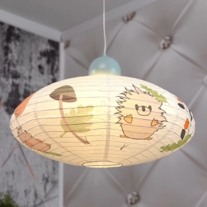   Mennyezetre szerelhető rizspapír lámpaernyő, 50 cm, süni - Hedgy Rábalux 71190