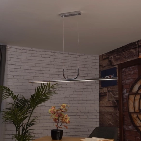   Krómozott függesztett LED lámpa minimál stílusban - Elia Rábalux 72129