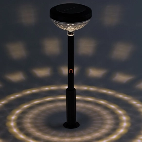   Kültéri földbeszúrható LED lámpa, napelemes, 35 cm - Monor Rábalux 77177