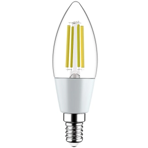 E14 filament LED 2 W, melegfehér