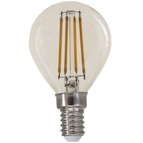 E14 filament LED 4 W, melegfehér