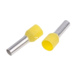 Tracon szigetelt érvéghüvely 1mm2/8mm 100db/csomag E090