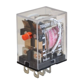   Tracon miniatűr teljesítmény relé 230V AC / 2×CO (10A, 230V AC / 28V DC) RL08-240AC