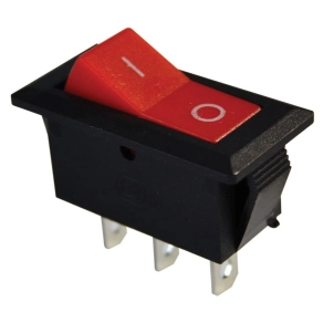   Készülékkapcsoló váltó piros (0-I felirat) 16(6)A 3P 250V AC TES-22 Tracon