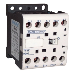   Tracon segédkontaktor 660V, 9A, 4kW, 230V AC, 2NO+2NC - TR1K0908