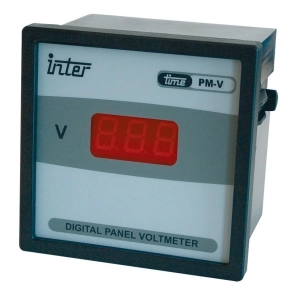   Tracon digitális 1 fázisú váltakozó áramú voltmérő, direkt 96×96mm - ACVMD-96-500