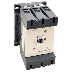   Tracon nagyáramú kontaktor 150A, 75kW, 230V AC, 3×NO - TR1E150