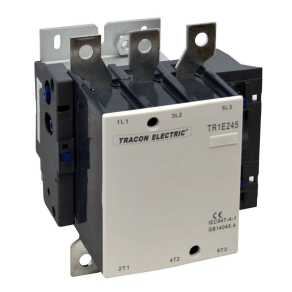   Tracon nagyáramú kontaktor 205A, 110kW, 230V AC, 3×NO+1×NO - TR1E205