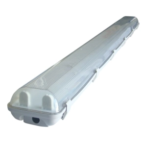   Por- és páramentes lámpatest 2x58W T8 EVG, elektronikus előtéttel, PC búrás, IP65 TLFV-258E Tracon