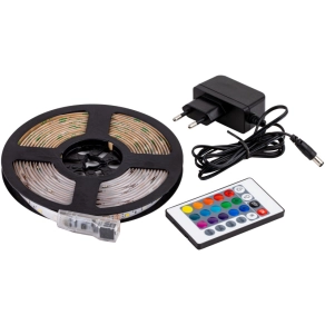  Tracon kültéri LED szalag szett, 5 m, 83 lm/W, 4,8 W/m, 400 lm/m RGBW, IP44 - LED-SET-K-RGBW-5M
