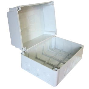   Műanyag kötődoboz 310x230x180mm teli magasított fedéllel, IP55 MD312318 Tracon
