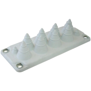   Tracon elosztószekrény kábelbevezető, gumi, 10db kábelhez 216x84mm EKBV-02