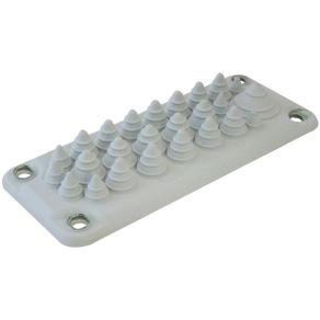   Tracon elosztószekrény kábelbevezető, gumi, 25db kábelhez 222x92mm EKBV-04
