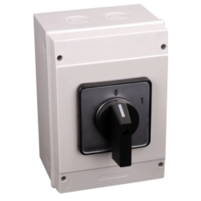   Tokozott kézikapcsoló, BE-KI 400V, 50Hz, 160A, 3P, 37kW, 88×88mm, 60fok TK-166/3T65