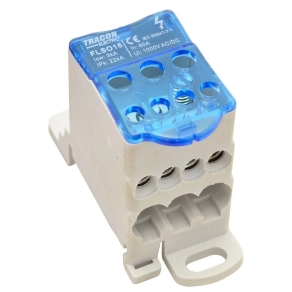   Tracon fővezeték sorkapocs 3x 16/4x10mm2 nyitható fedéllel FLSO16