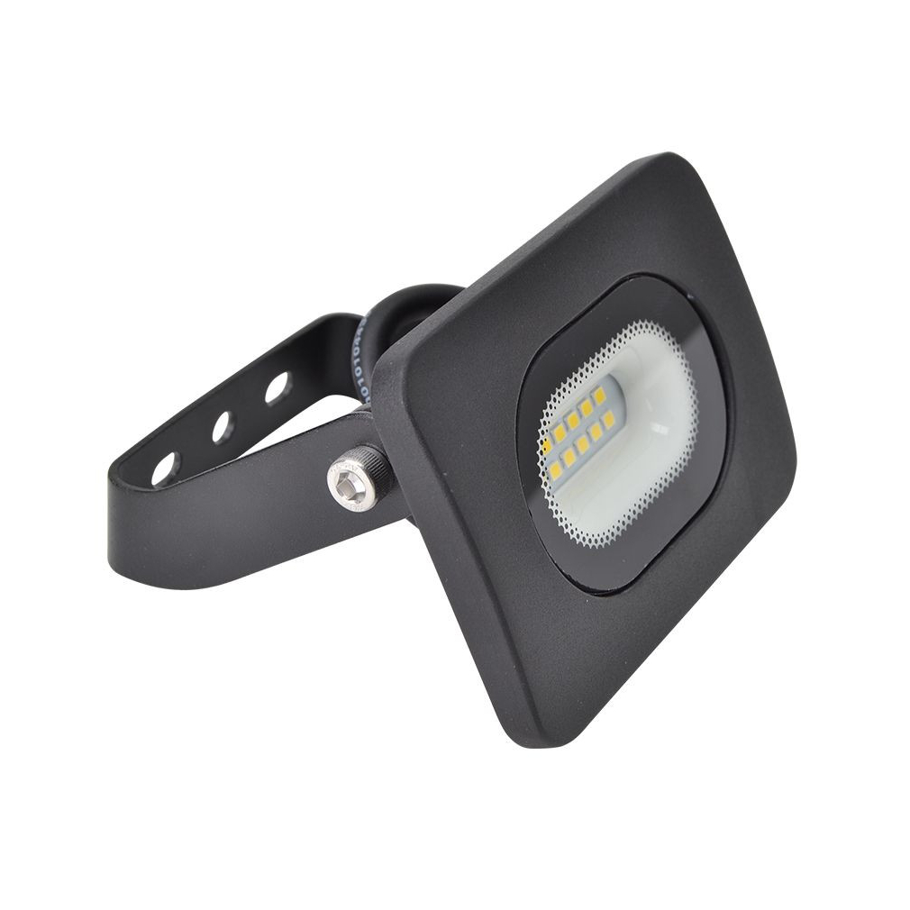 LED fényvető, fekete 10W, 4000K, IP65, 750lm RLEDL10 - Tracon RSMDL10