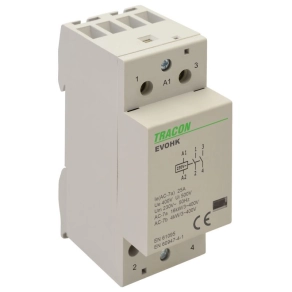   Tracon installációs kontaktor 2 Mod, 2×NO, 40A - EVOHK2-40