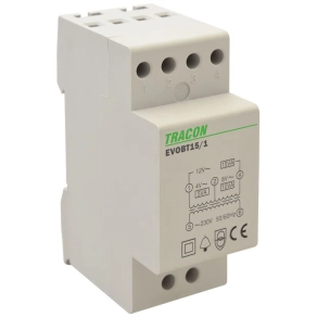  Biztonsági (csengő) transzformátor 230V/4-8-12V 15VA EVOBT15/1 Tracon